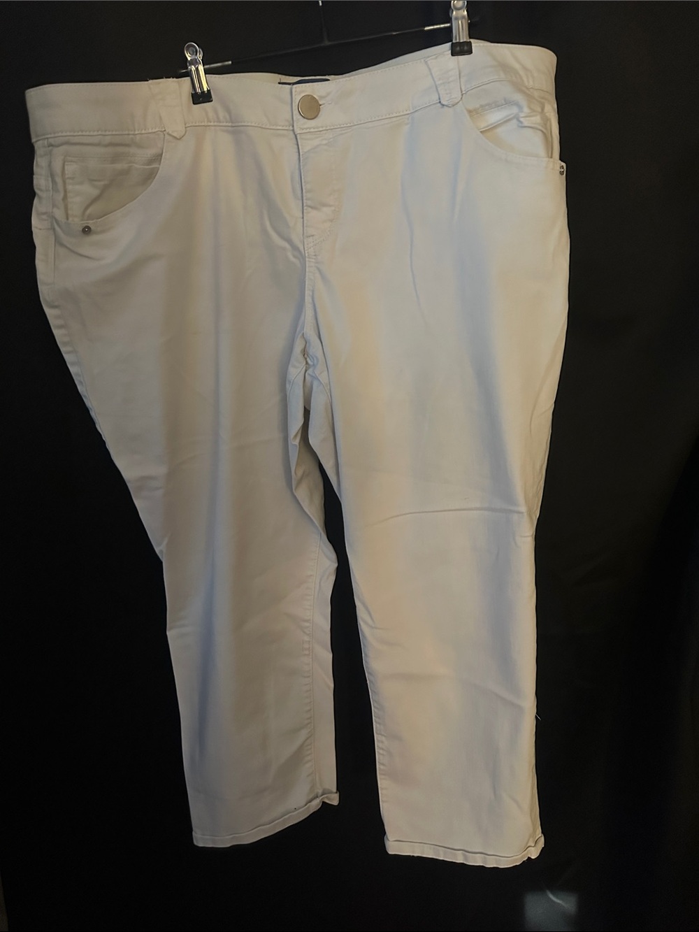 Democracy White Women's Stretch cropped Jeans
